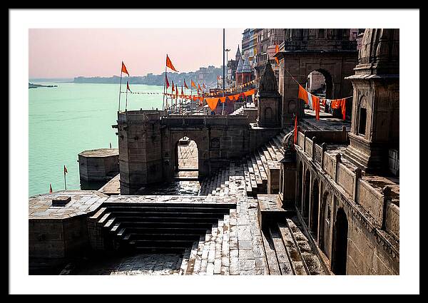 Tranquil Mornings At Varanasi Ghats