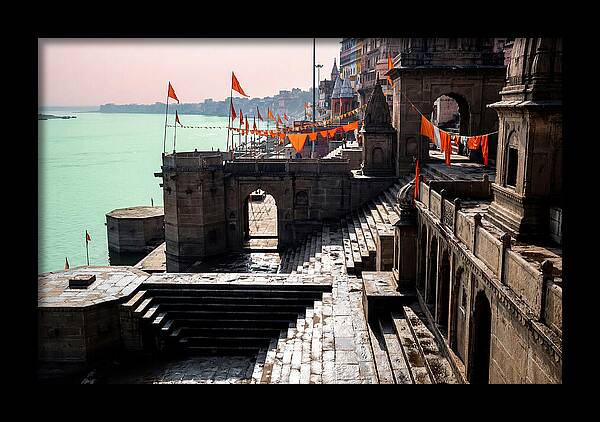 Tranquil Mornings At Varanasi Ghats