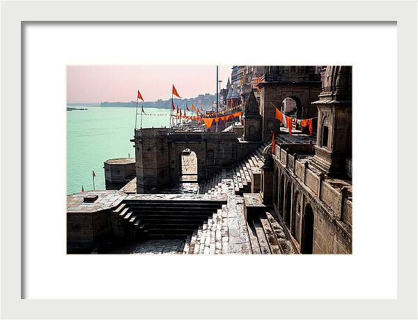 Tranquil Mornings At Varanasi Ghats