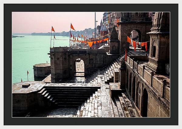 Tranquil Mornings At Varanasi Ghats