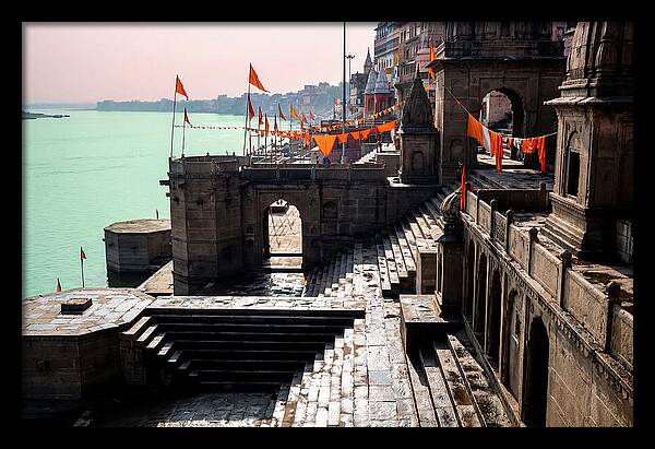 Tranquil Mornings At Varanasi Ghats
