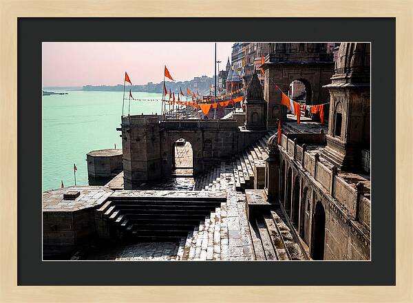 Tranquil Mornings At Varanasi Ghats