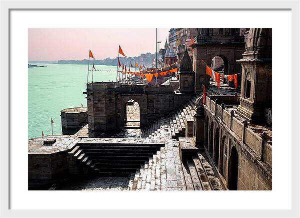 Tranquil Mornings At Varanasi Ghats