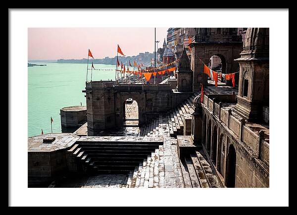 Tranquil Mornings At Varanasi Ghats