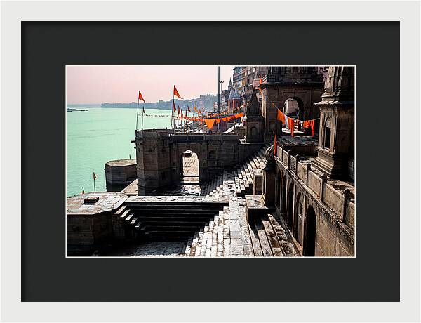 Tranquil Mornings At Varanasi Ghats