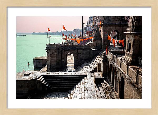 Tranquil Mornings At Varanasi Ghats