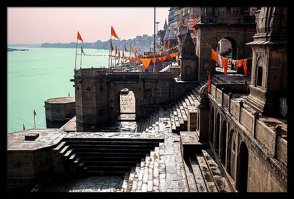 Tranquil Mornings At Varanasi Ghats