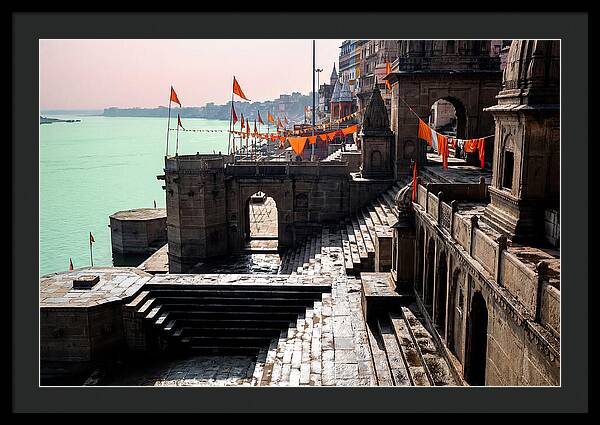 Tranquil Mornings At Varanasi Ghats