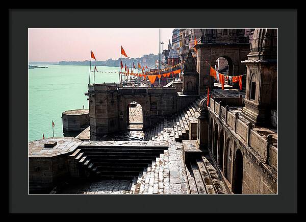 Tranquil Mornings At Varanasi Ghats