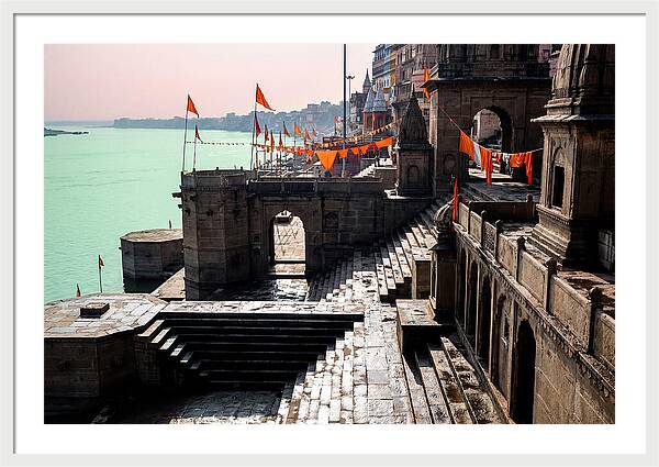 Tranquil Mornings At Varanasi Ghats