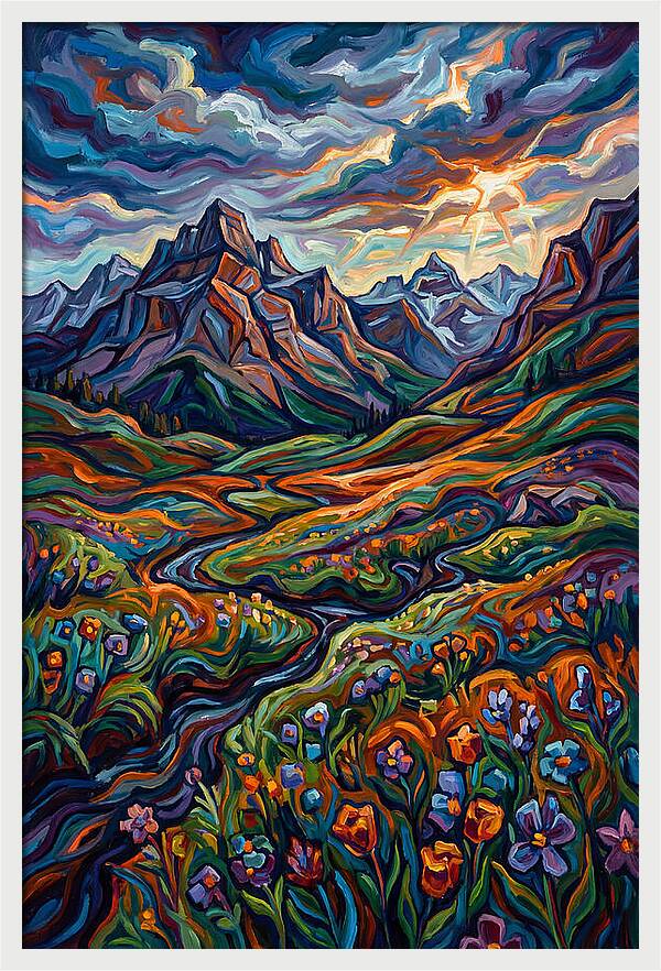 Tranquil Mountain Landscape