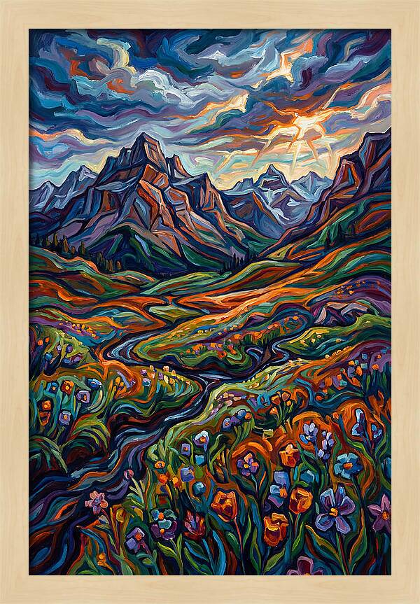 Tranquil Mountain Landscape