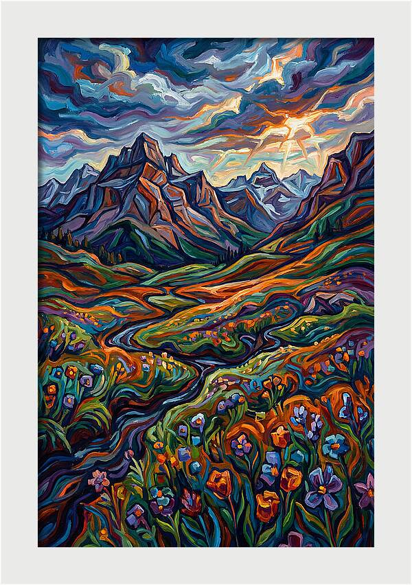 Tranquil Mountain Landscape
