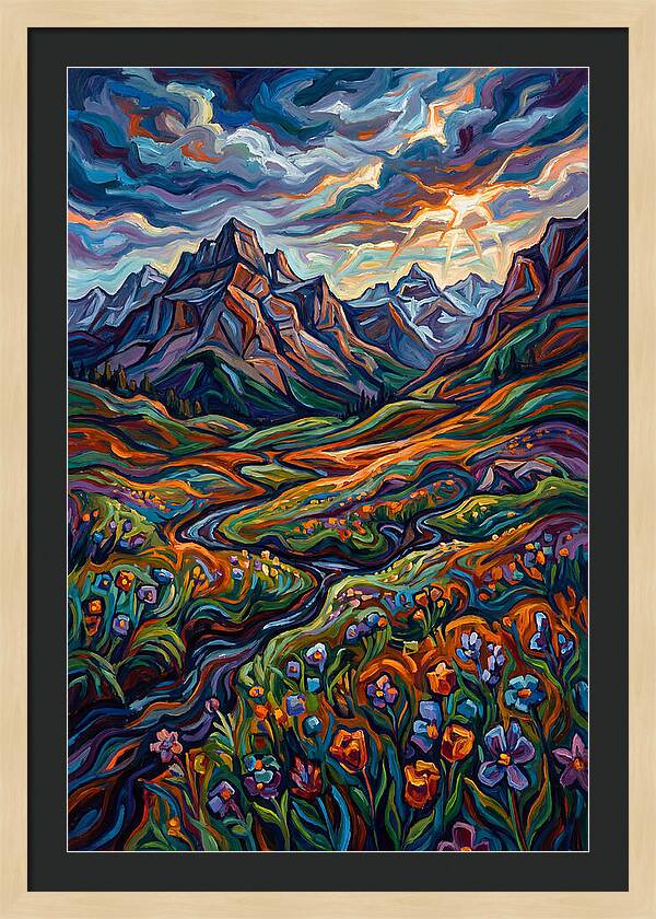 Tranquil Mountain Landscape
