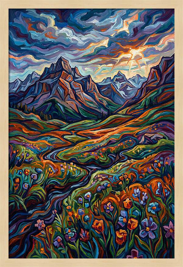 Tranquil Mountain Landscape