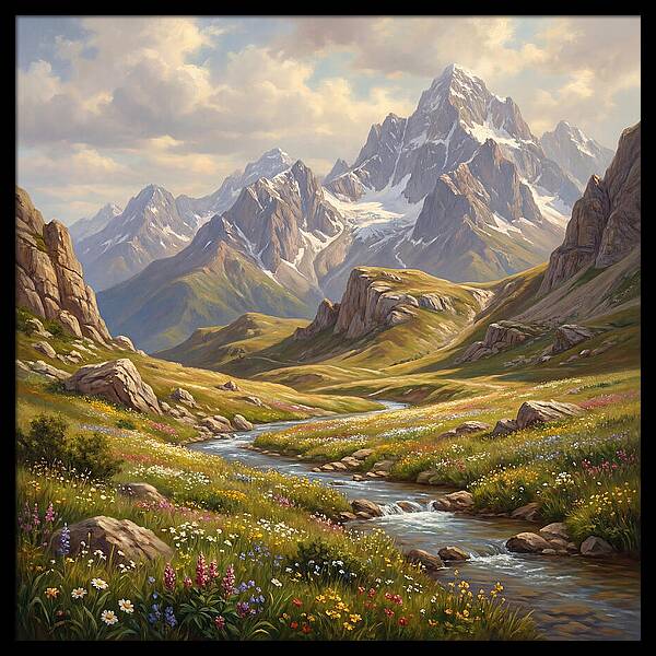 Tranquil Mountain Landscapes 5701