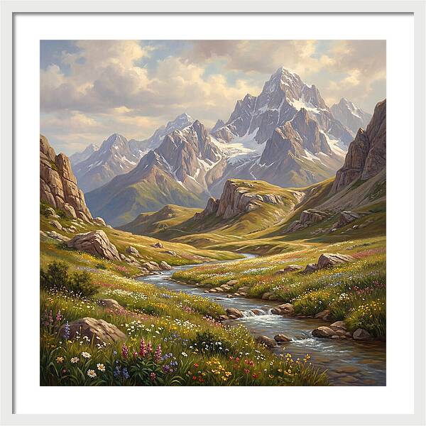 Tranquil Mountain Landscapes 5701