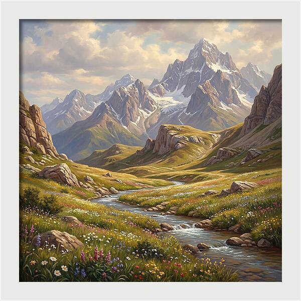 Tranquil Mountain Landscapes 5701
