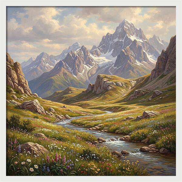 Tranquil Mountain Landscapes 5701