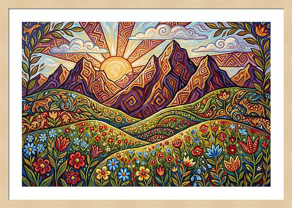 Tranquil Mountain Meadow