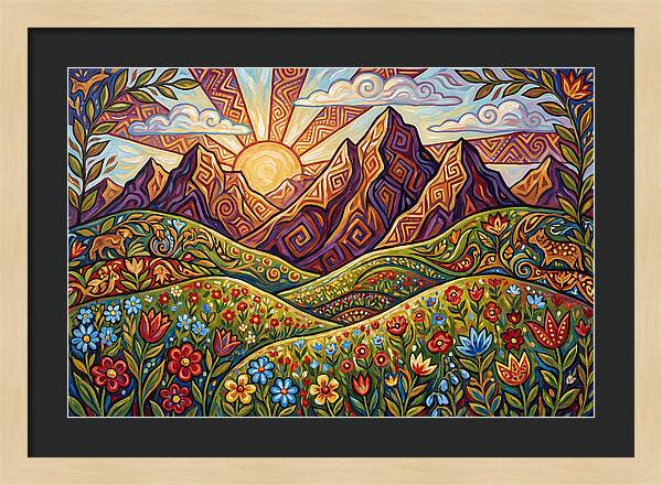 Tranquil Mountain Meadow
