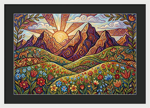 Tranquil Mountain Meadow