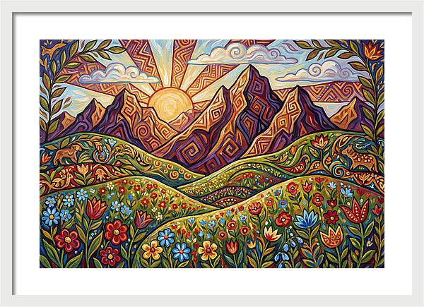 Tranquil Mountain Meadow