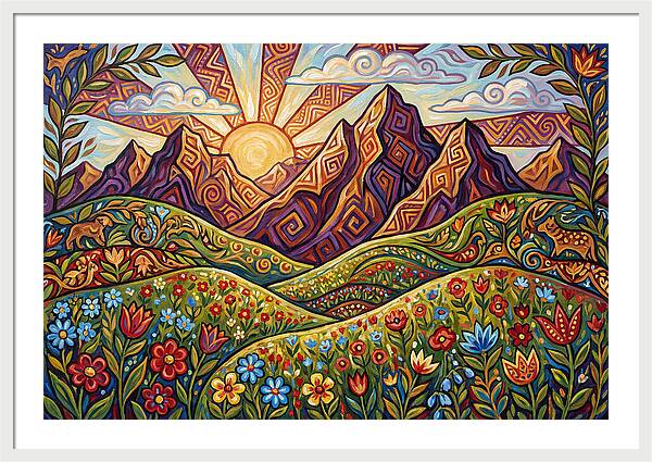 Tranquil Mountain Meadow