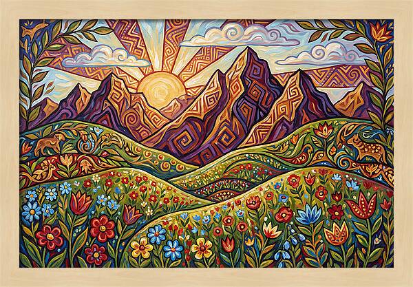 Tranquil Mountain Meadow