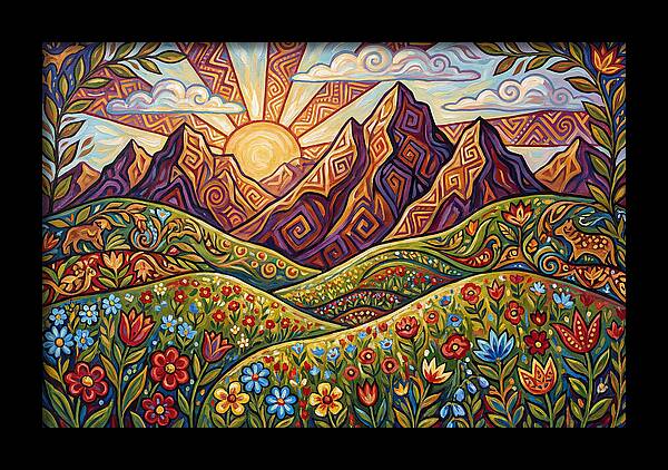 Tranquil Mountain Meadow