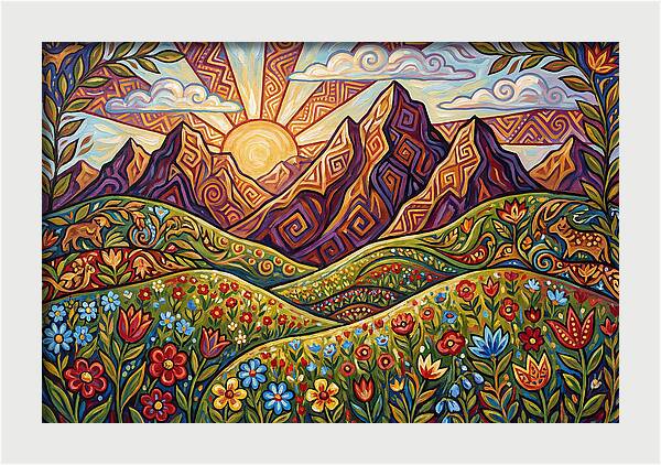 Tranquil Mountain Meadow