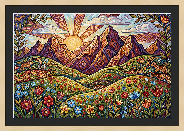 Tranquil Mountain Meadow