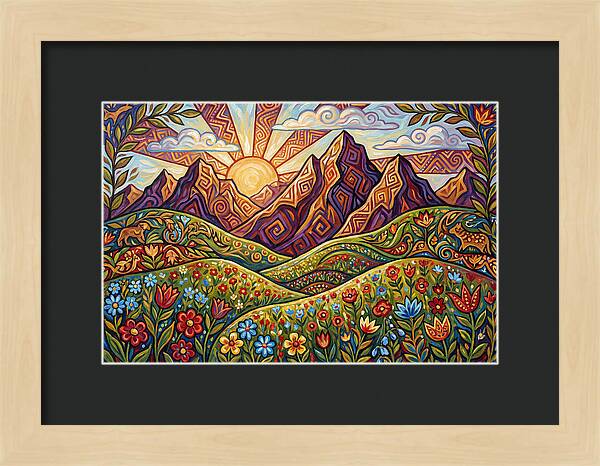 Tranquil Mountain Meadow