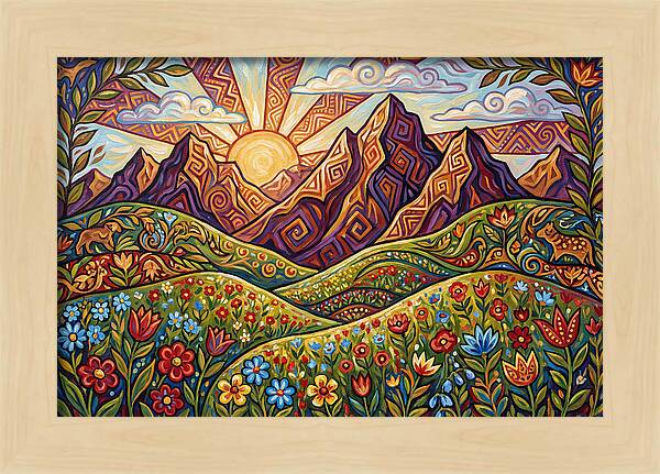 Tranquil Mountain Meadow