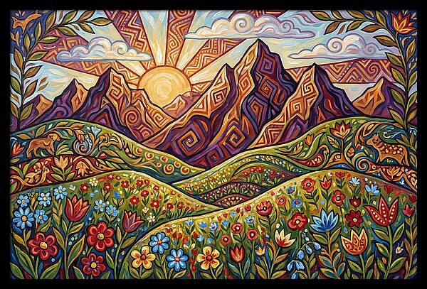 Tranquil Mountain Meadow