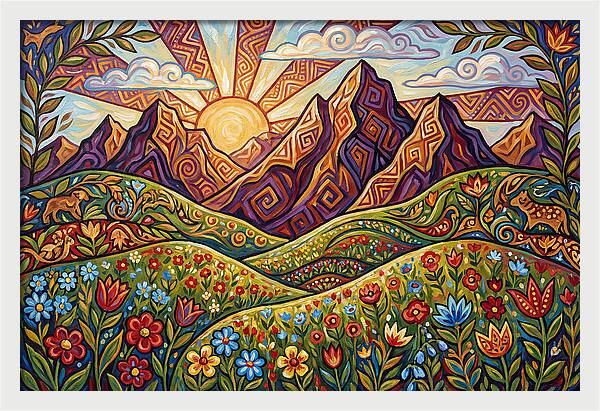 Tranquil Mountain Meadow