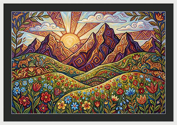 Tranquil Mountain Meadow