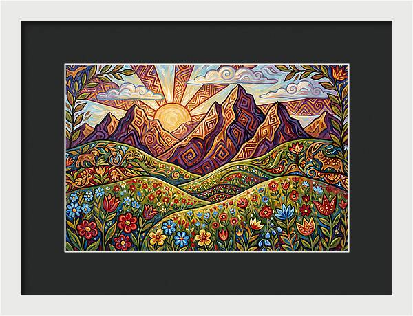 Tranquil Mountain Meadow