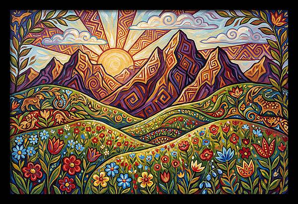 Tranquil Mountain Meadow