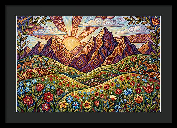 Tranquil Mountain Meadow
