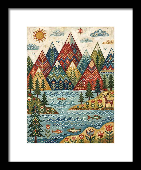 Tranquil Mountain Reflections