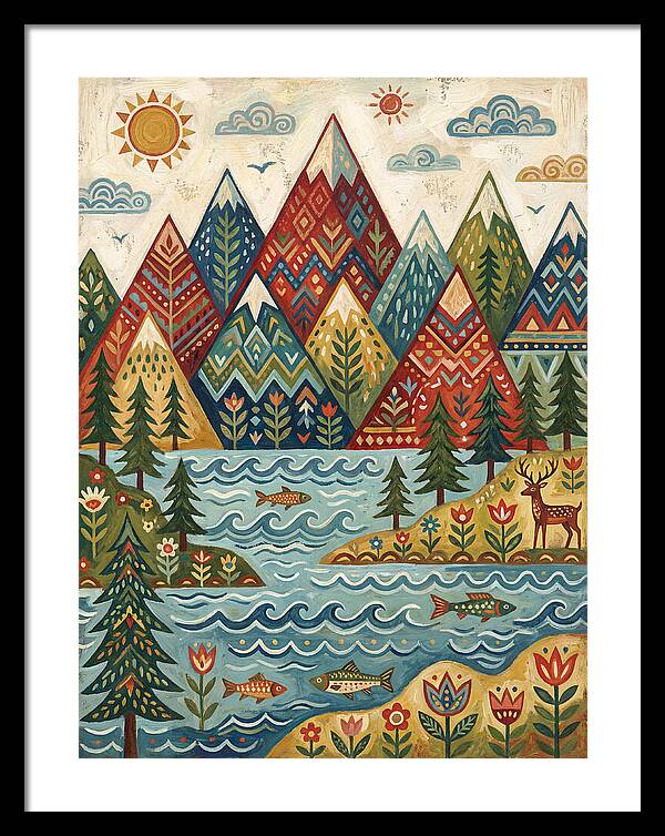 Tranquil Mountain Reflections