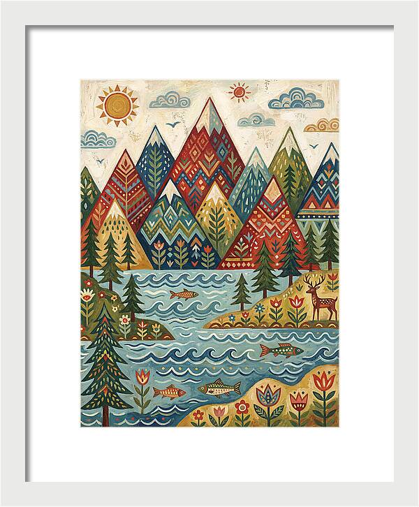 Tranquil Mountain Reflections
