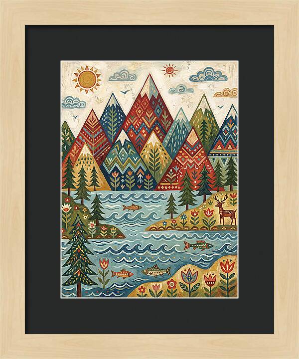 Tranquil Mountain Reflections