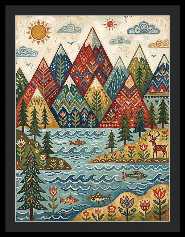 Tranquil Mountain Reflections