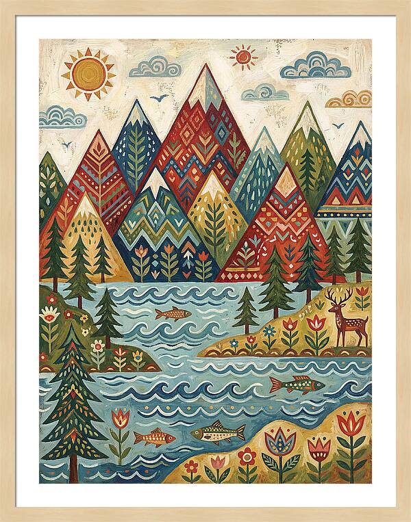 Tranquil Mountain Reflections