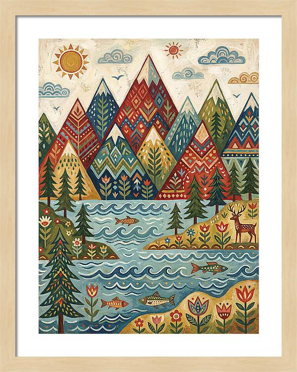 Tranquil Mountain Reflections