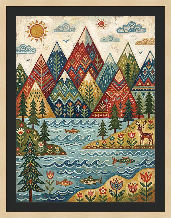 Tranquil Mountain Reflections