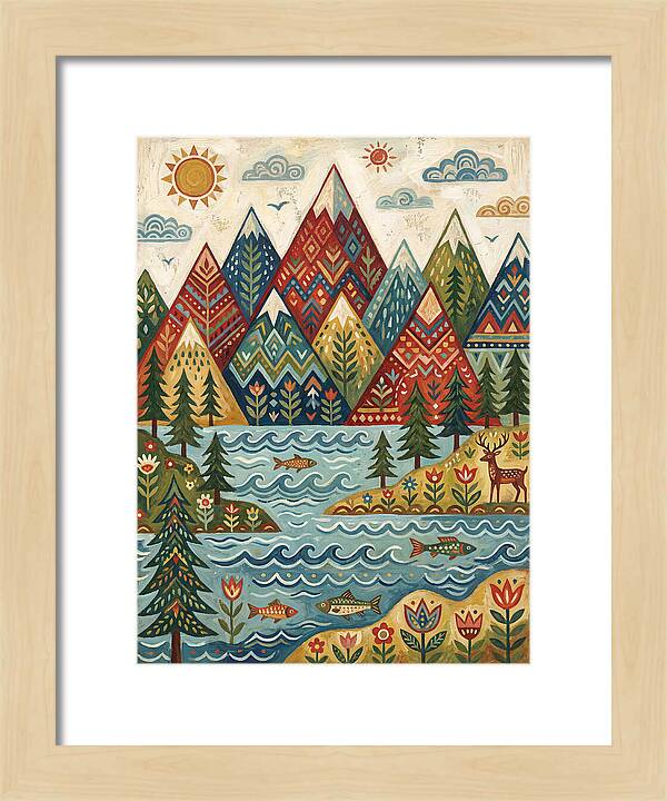 Tranquil Mountain Reflections
