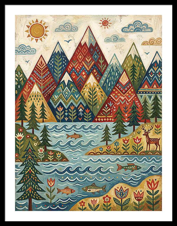 Tranquil Mountain Reflections